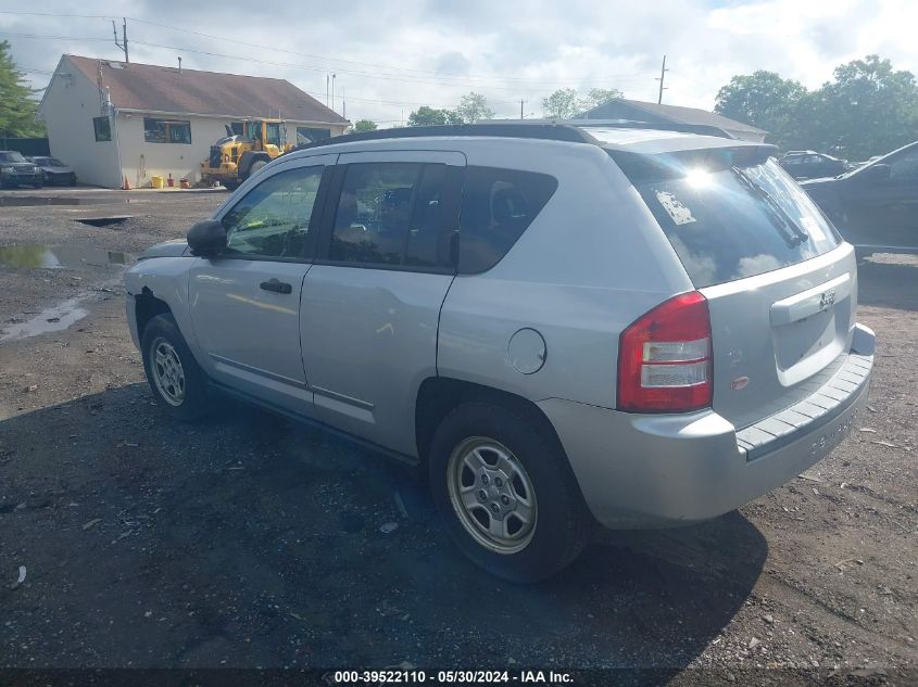 2008 Jeep Compass Sport VIN: 1J8FT47W58D551640 Lot: 39522110