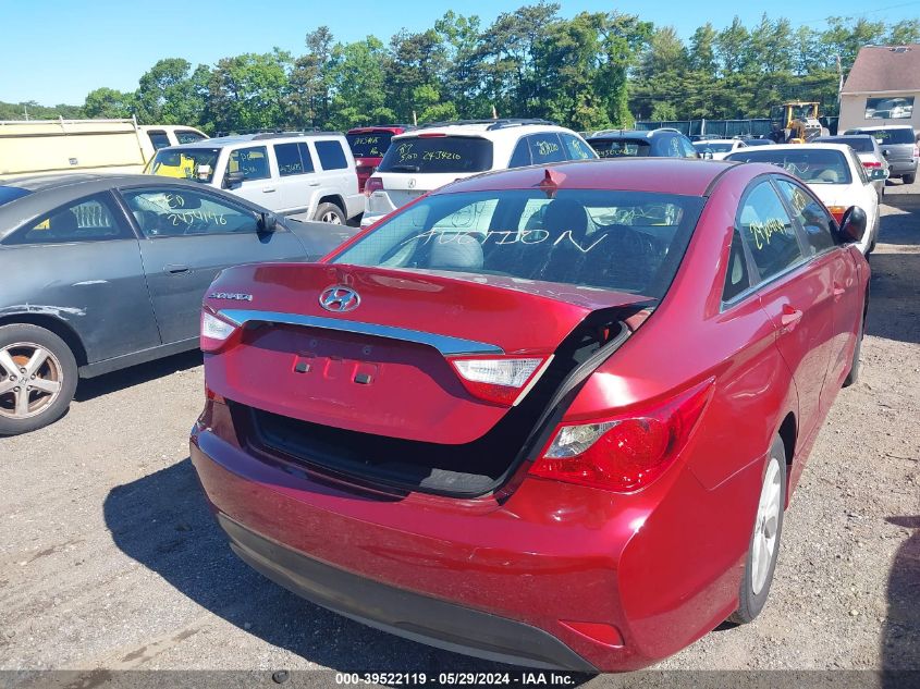 2014 Hyundai Sonata Gls VIN: 5NPEB4AC4EH826473 Lot: 39522119