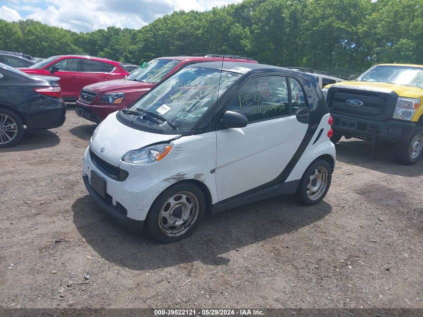 2012 Smart Fortwo Passion/Pure VIN: WMEEJ3BA7CK531958 Lot: 39522121