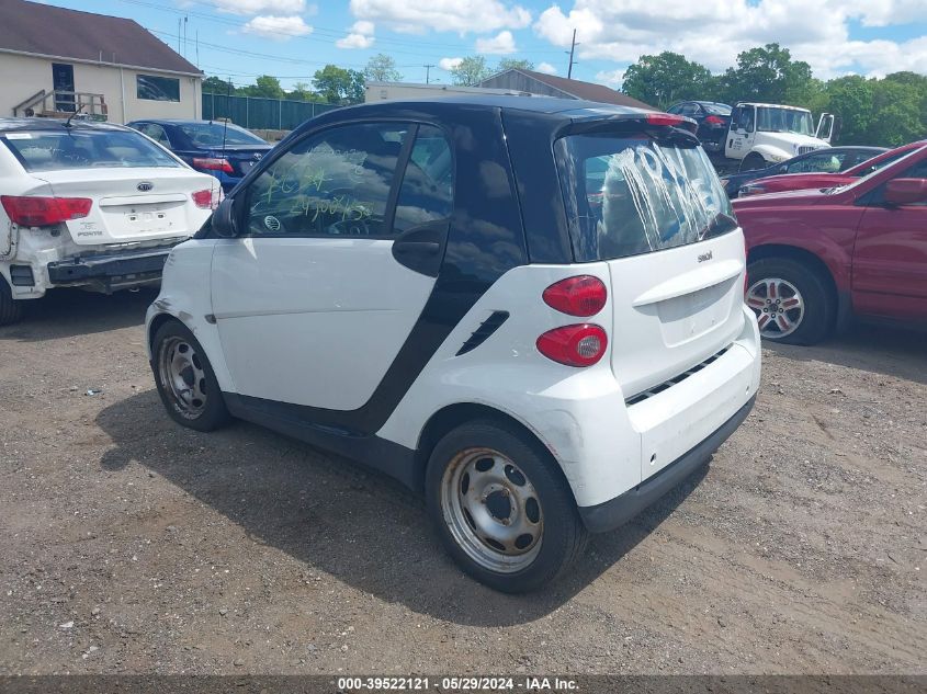 2012 Smart Fortwo Passion/Pure VIN: WMEEJ3BA7CK531958 Lot: 39522121