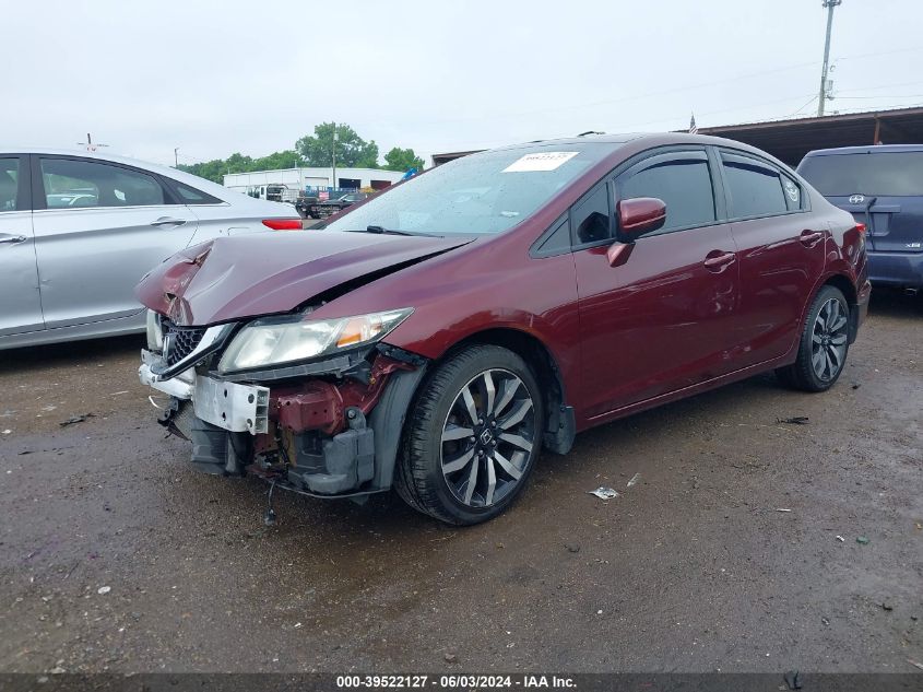 2015 Honda Civic Ex-L VIN: 2HGFB2F98FH508910 Lot: 39522127