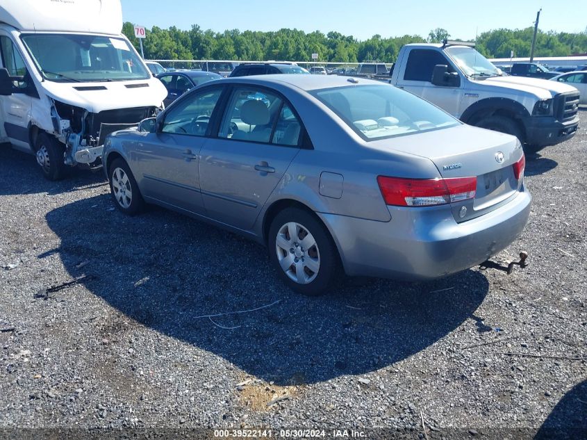 2008 Hyundai Sonata Gls VIN: 5NPET46C08H339085 Lot: 39522141