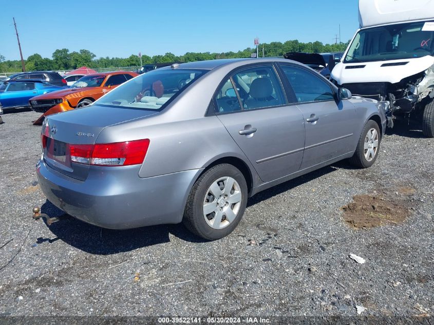 2008 Hyundai Sonata Gls VIN: 5NPET46C08H339085 Lot: 39522141