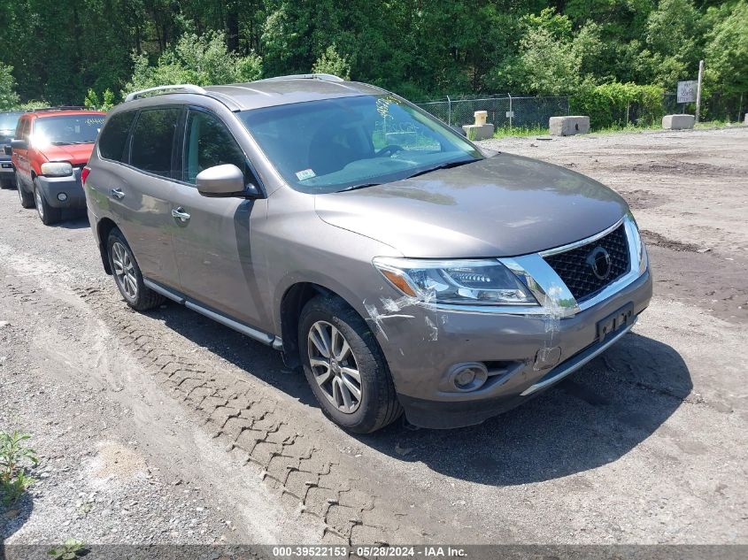 2014 Nissan Pathfinder Sv VIN: 5N1AR2MM0EC603566 Lot: 39522153