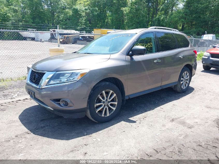 2014 Nissan Pathfinder Sv VIN: 5N1AR2MM0EC603566 Lot: 39522153