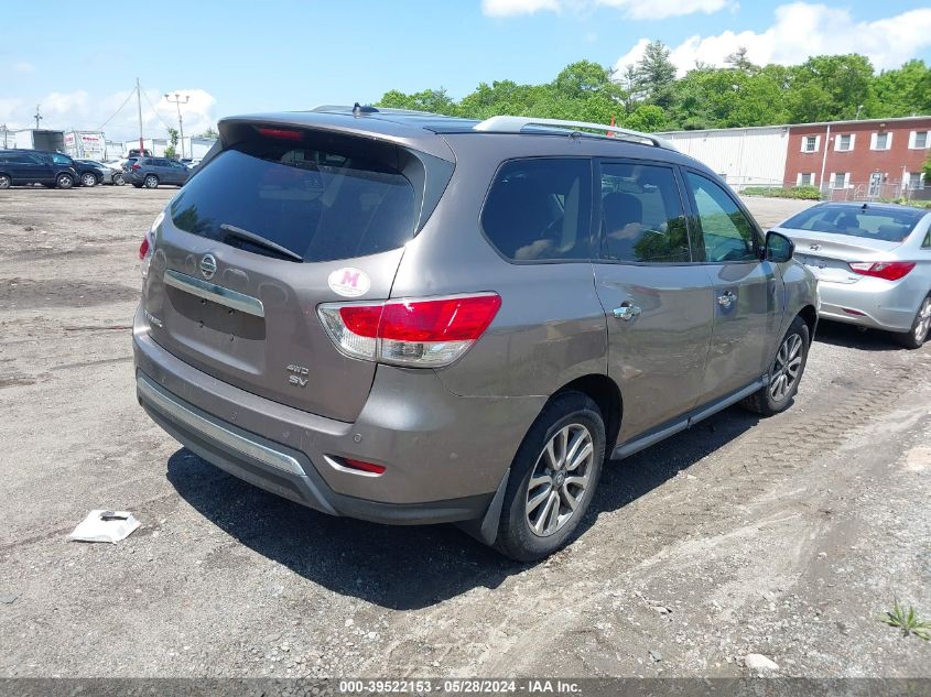 2014 Nissan Pathfinder Sv VIN: 5N1AR2MM0EC603566 Lot: 39522153