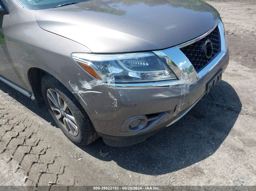 2014 Nissan Pathfinder Sv VIN: 5N1AR2MM0EC603566 Lot: 39522153