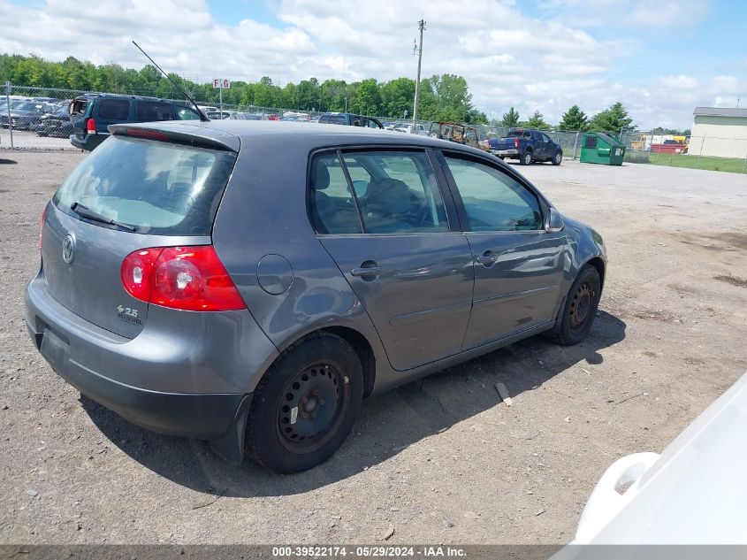 2007 Volkswagen Rabbit 4-Door VIN: WVWCS71K27W216276 Lot: 39522174