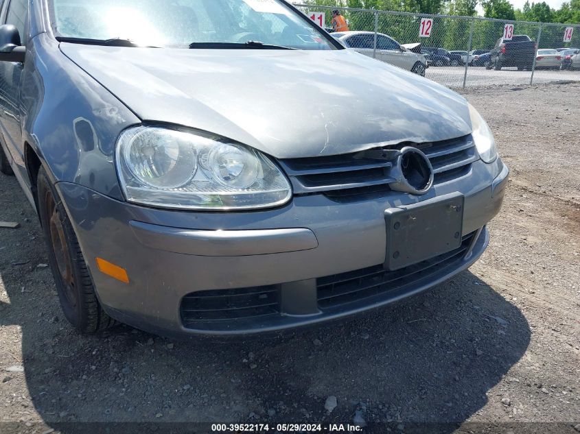 2007 Volkswagen Rabbit 4-Door VIN: WVWCS71K27W216276 Lot: 39522174