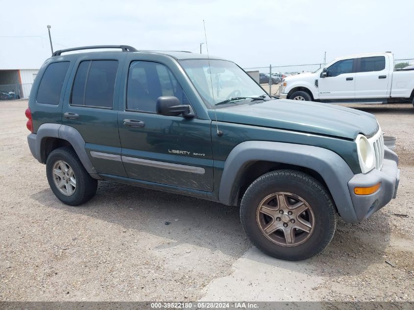 2002 Jeep Liberty Sport VIN: 1J4GK48K12W126612 Lot: 39522180