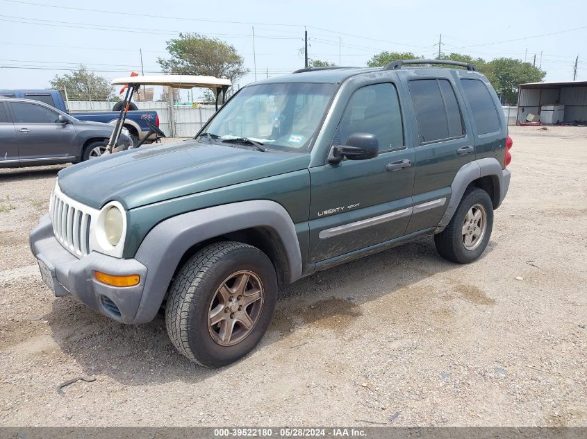 2002 Jeep Liberty Sport VIN: 1J4GK48K12W126612 Lot: 39522180