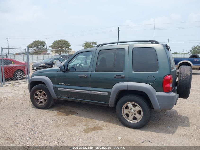 2002 Jeep Liberty Sport VIN: 1J4GK48K12W126612 Lot: 39522180