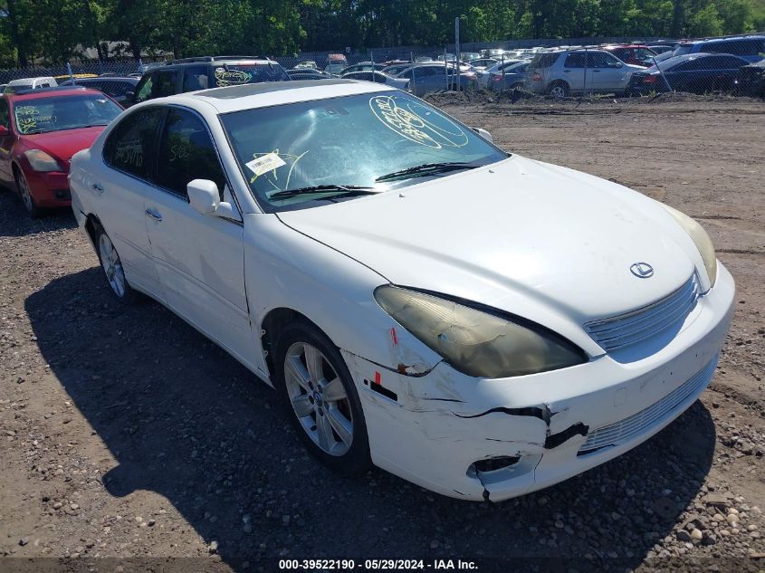 2005 Lexus Es 330 VIN: JTHBA30G455066757 Lot: 39522190