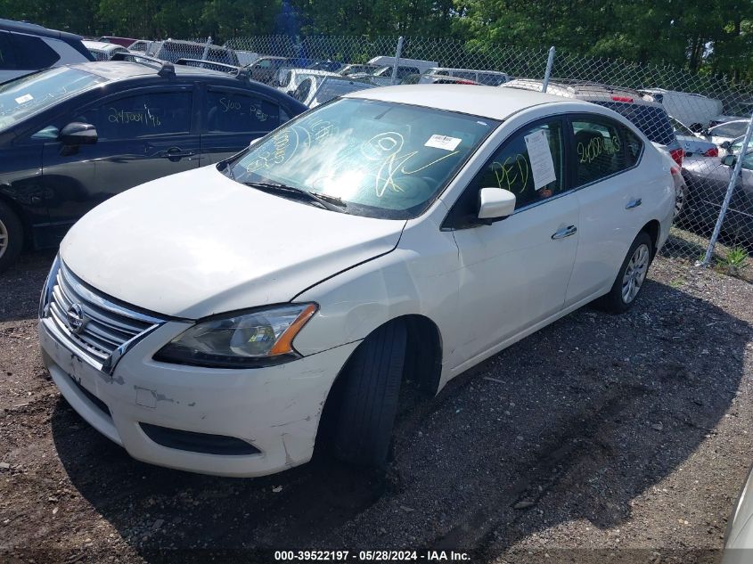 2014 Nissan Sentra Fe+ S/Fe+ Sv/S/Sl/Sr/Sv VIN: 3N1AB7AP7EY271544 Lot: 39522197