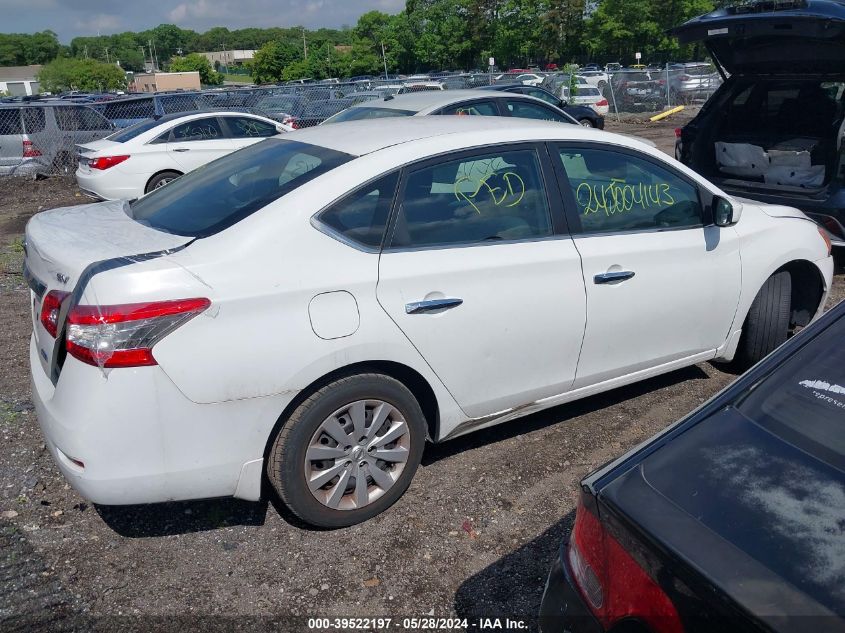 2014 Nissan Sentra Fe+ S/Fe+ Sv/S/Sl/Sr/Sv VIN: 3N1AB7AP7EY271544 Lot: 39522197