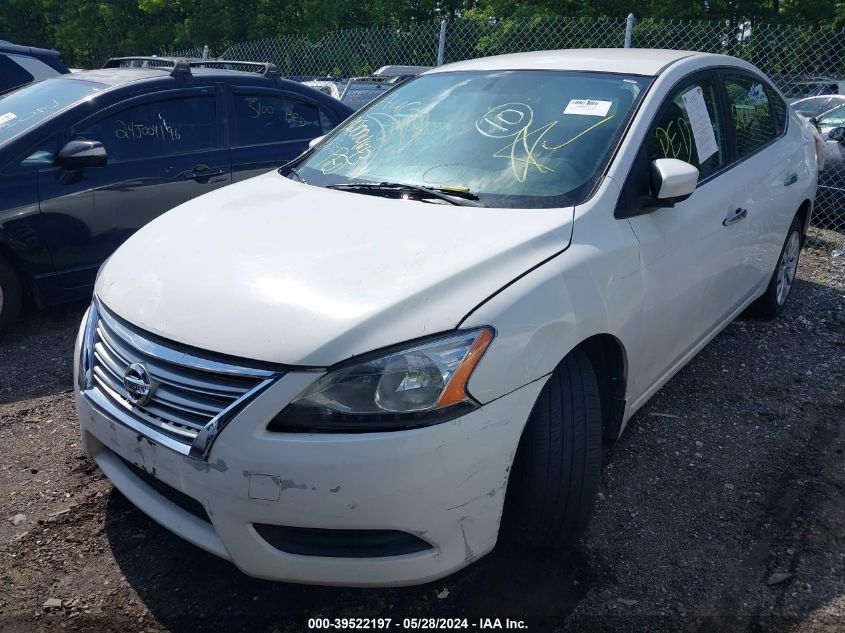 2014 Nissan Sentra Fe+ S/Fe+ Sv/S/Sl/Sr/Sv VIN: 3N1AB7AP7EY271544 Lot: 39522197