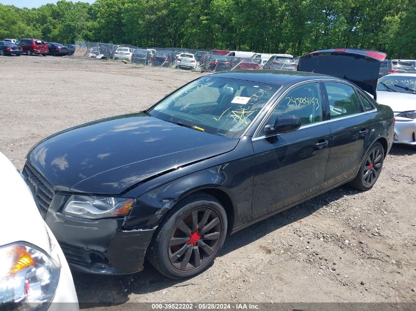 2011 Audi A4 2.0T Premium VIN: WAUFFAFL5BN048399 Lot: 39522202