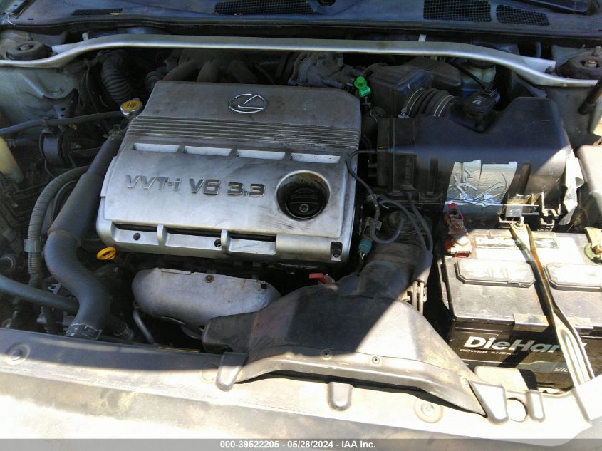 2004 Lexus Es 330 VIN: JTHBA30G145004229 Lot: 39522205