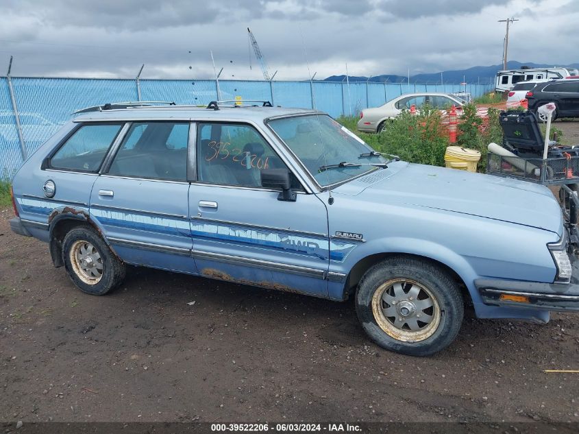 1984 Subaru Gl 4Wd VIN: JF2AM53B6EE414527 Lot: 39522206