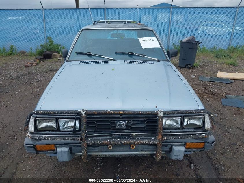 1984 Subaru Gl 4Wd VIN: JF2AM53B6EE414527 Lot: 39522206