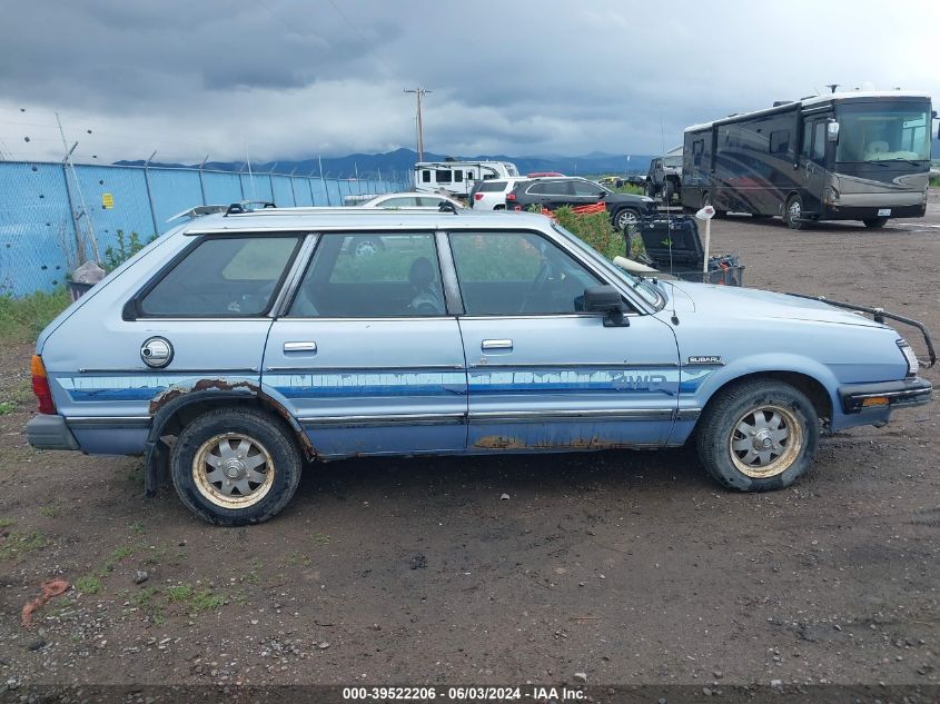 1984 Subaru Gl 4Wd VIN: JF2AM53B6EE414527 Lot: 39522206