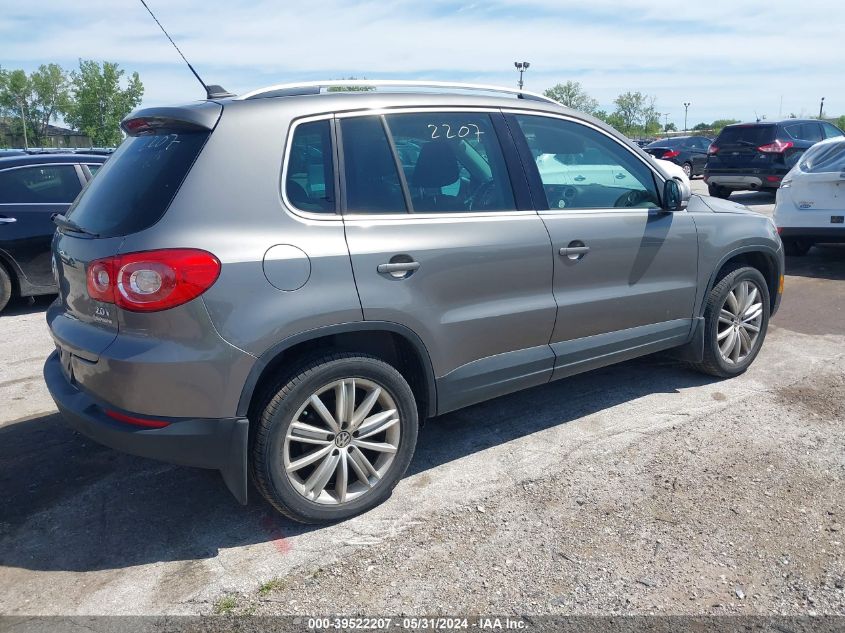 2011 Volkswagen Tiguan S/Se/Sel VIN: WVGBV7AX0BW564323 Lot: 39522207