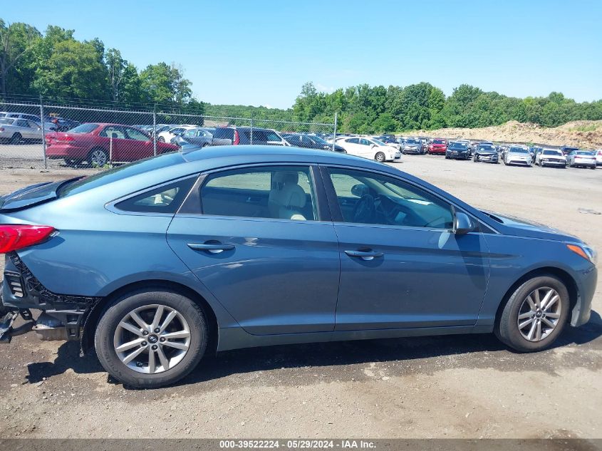 2017 Hyundai Sonata Se VIN: 5NPE24AF9HH582818 Lot: 39522224