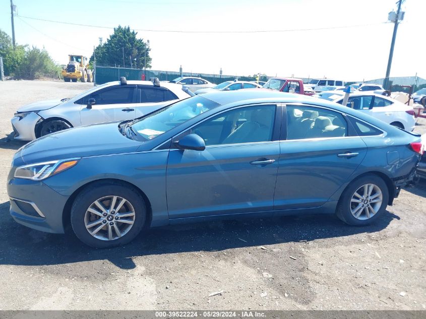 2017 Hyundai Sonata Se VIN: 5NPE24AF9HH582818 Lot: 39522224