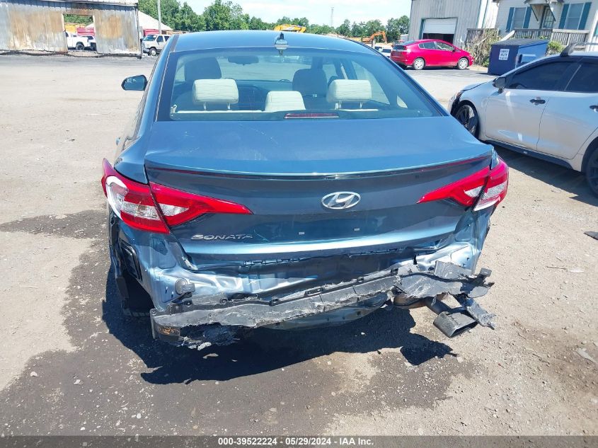 2017 Hyundai Sonata Se VIN: 5NPE24AF9HH582818 Lot: 39522224