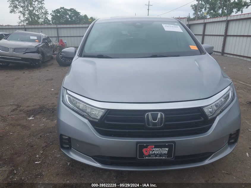 2021 Honda Odyssey Elite VIN: 5FNRL6H99MB004205 Lot: 39522225