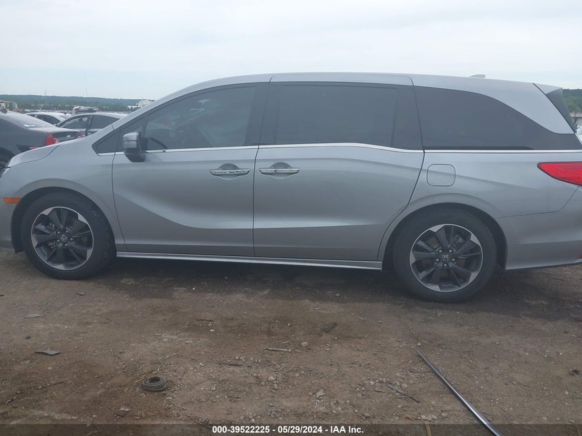 2021 Honda Odyssey Elite VIN: 5FNRL6H99MB004205 Lot: 39522225