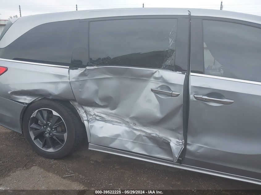2021 Honda Odyssey Elite VIN: 5FNRL6H99MB004205 Lot: 39522225