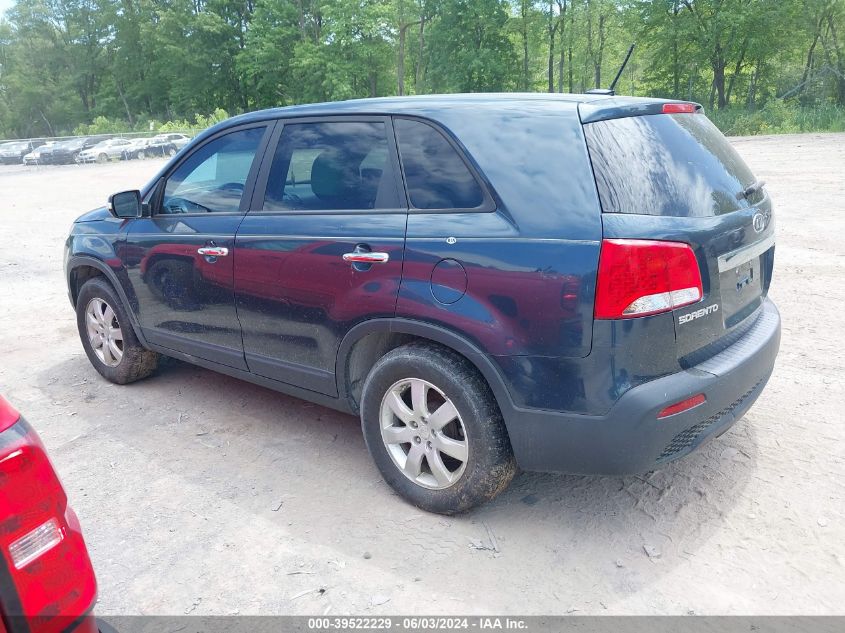 2011 Kia Sorento Lx VIN: 5XYKT3A17BG164965 Lot: 39522229