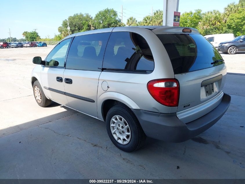 2002 Chrysler Voyager VIN: 1C4GJ25392B557815 Lot: 39522237