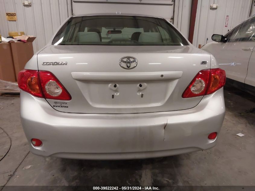 2009 Toyota Corolla Le VIN: JTDBL40E899085939 Lot: 39522242