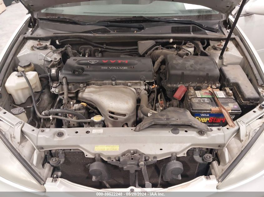 2004 Toyota Camry Le VIN: 4T1BE32K04U924443 Lot: 39522248