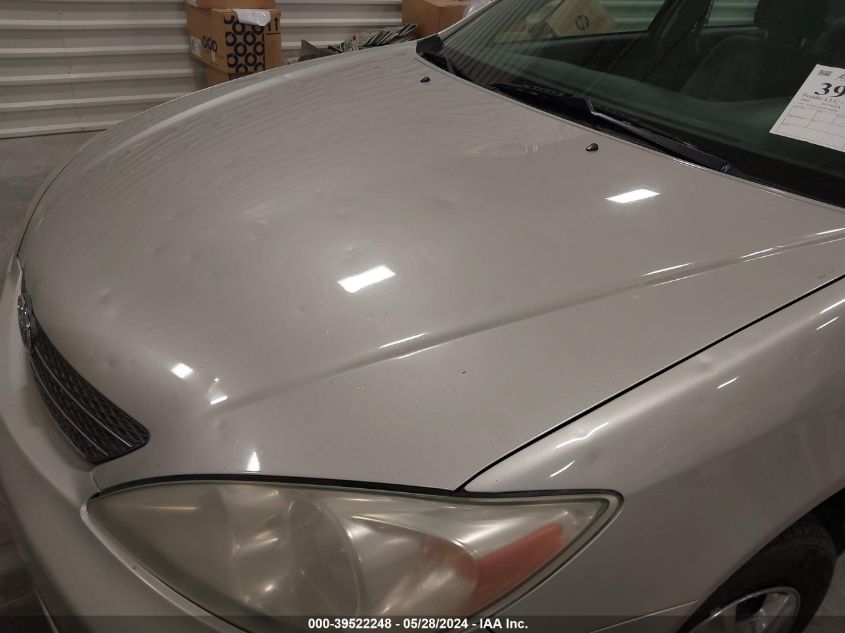 2004 Toyota Camry Le VIN: 4T1BE32K04U924443 Lot: 39522248