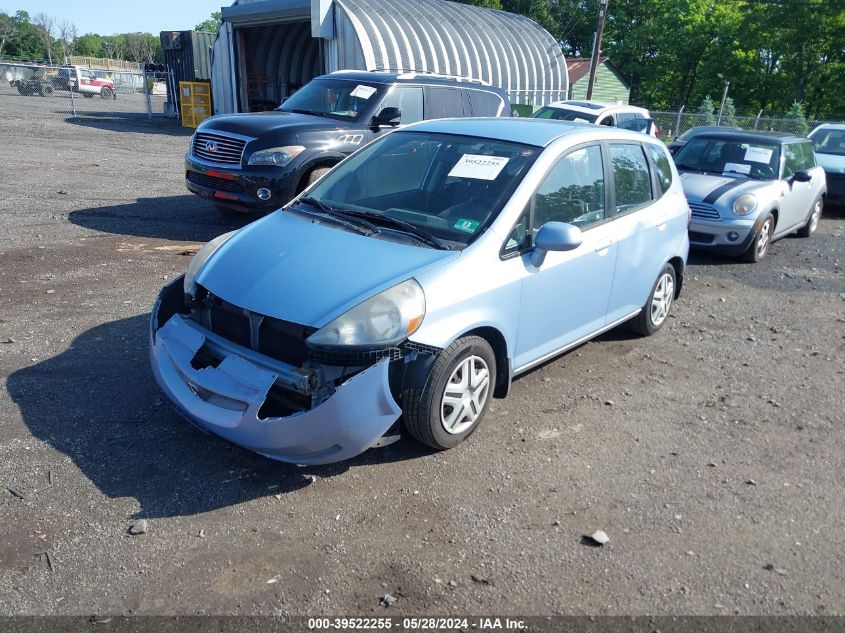 2008 Honda Fit VIN: JHMGD38468S033837 Lot: 39522255