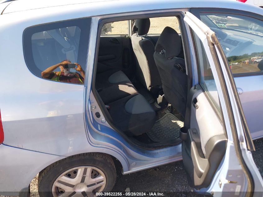 2008 Honda Fit VIN: JHMGD38468S033837 Lot: 39522255