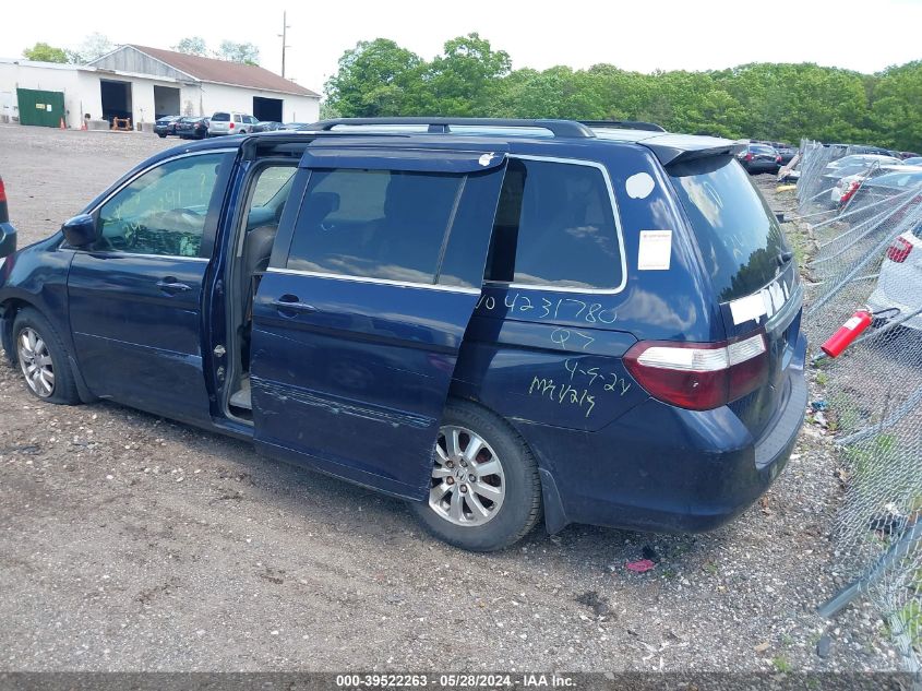 2005 Honda Odyssey Touring VIN: 5FNRL38805B008375 Lot: 39522263