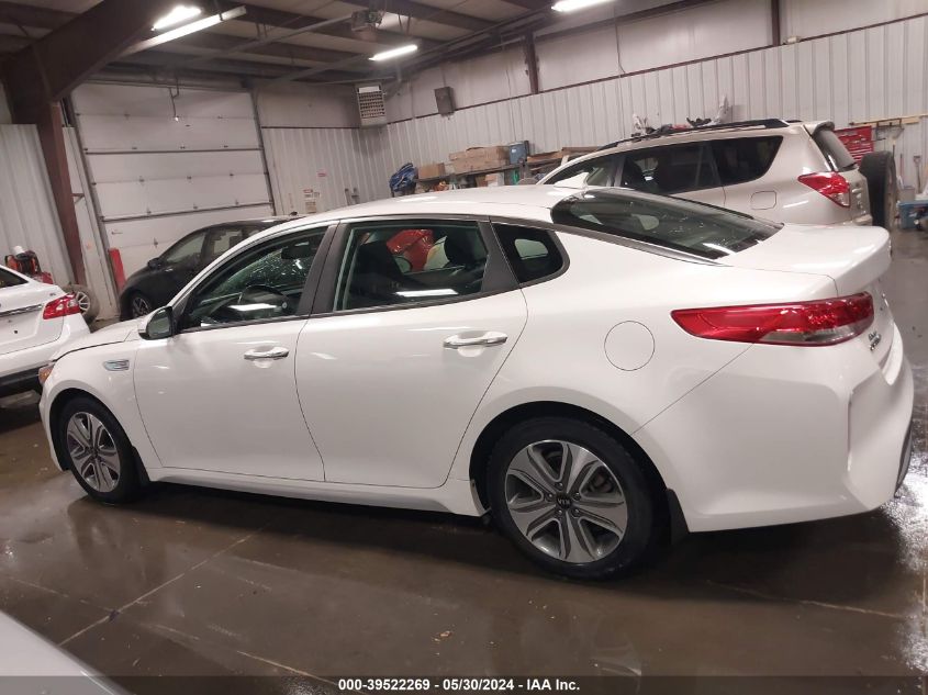 2017 Kia Optima Hybrid Ex VIN: KNAGU4LE3H5017811 Lot: 39522269