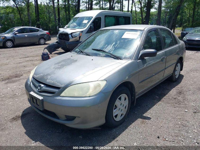 2HGES16395H623175 | 2005 HONDA CIVIC