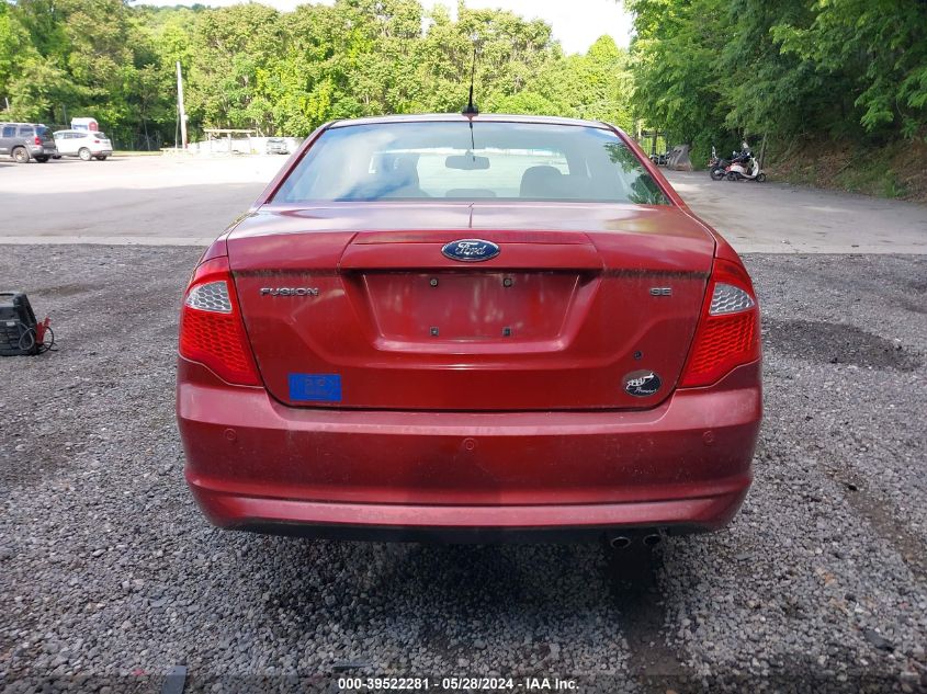 2010 Ford Fusion Se VIN: 3FAHP0HA5AR180921 Lot: 39522281