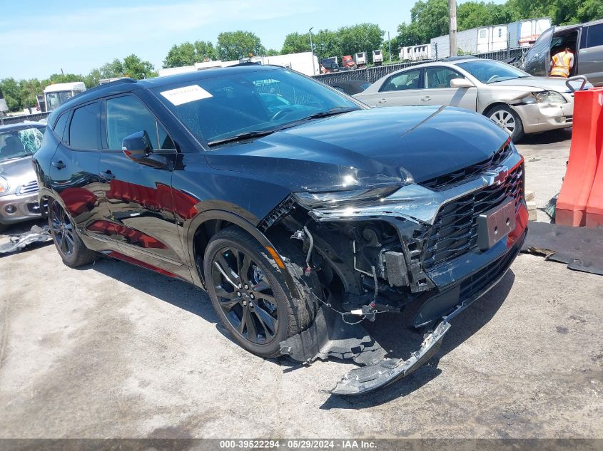 2022 Chevrolet Blazer Awd Rs VIN: 3GNKBKRS0NS212956 Lot: 39522294