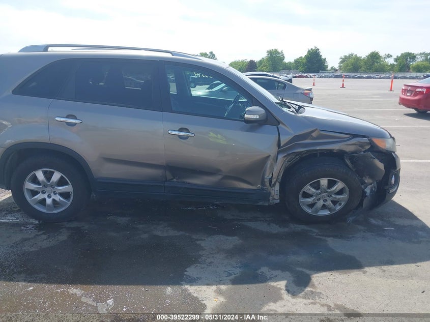 2011 Kia Sorento Lx VIN: 5XYKTCA17BG130119 Lot: 39522299