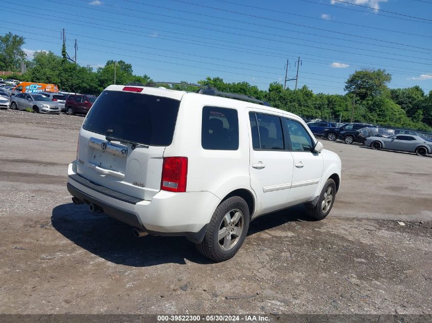 2009 Honda Pilot Ex VIN: 5FNYF48439B012514 Lot: 39522300