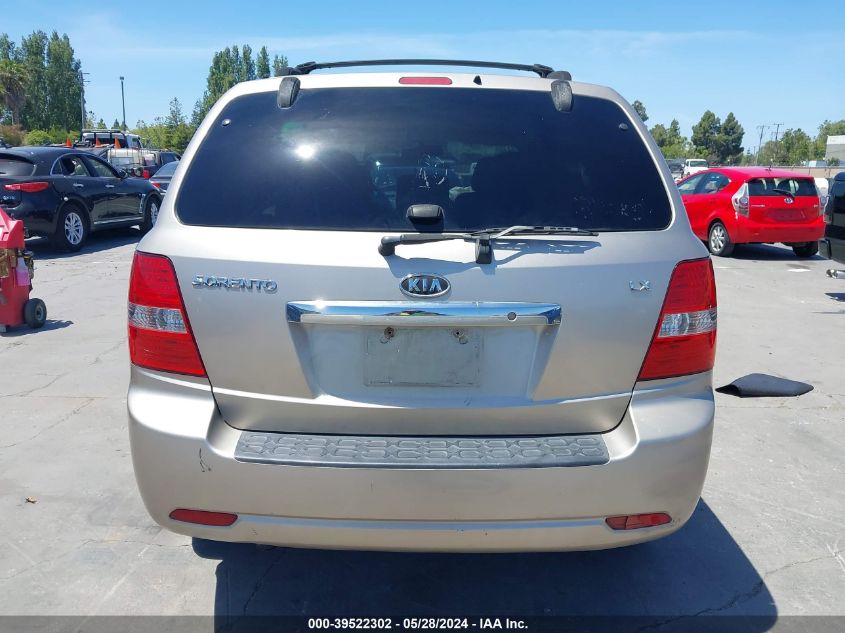 2007 Kia Sorento Lx VIN: KNDJD736075667598 Lot: 39522302