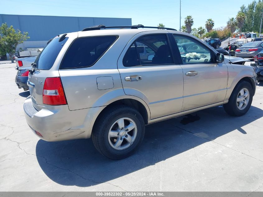 2007 Kia Sorento Lx VIN: KNDJD736075667598 Lot: 39522302