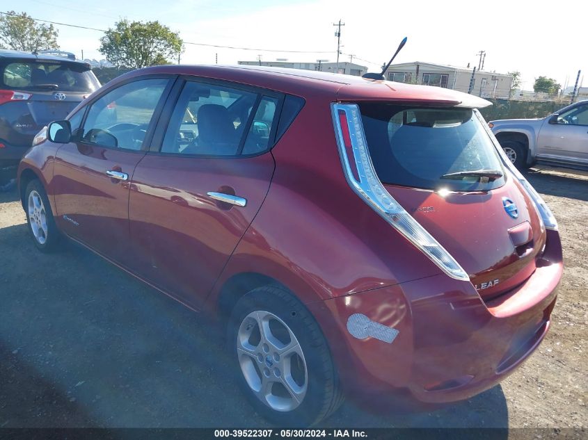 2013 Nissan Leaf Sv VIN: 1N4AZ0CP4DC420647 Lot: 39522307