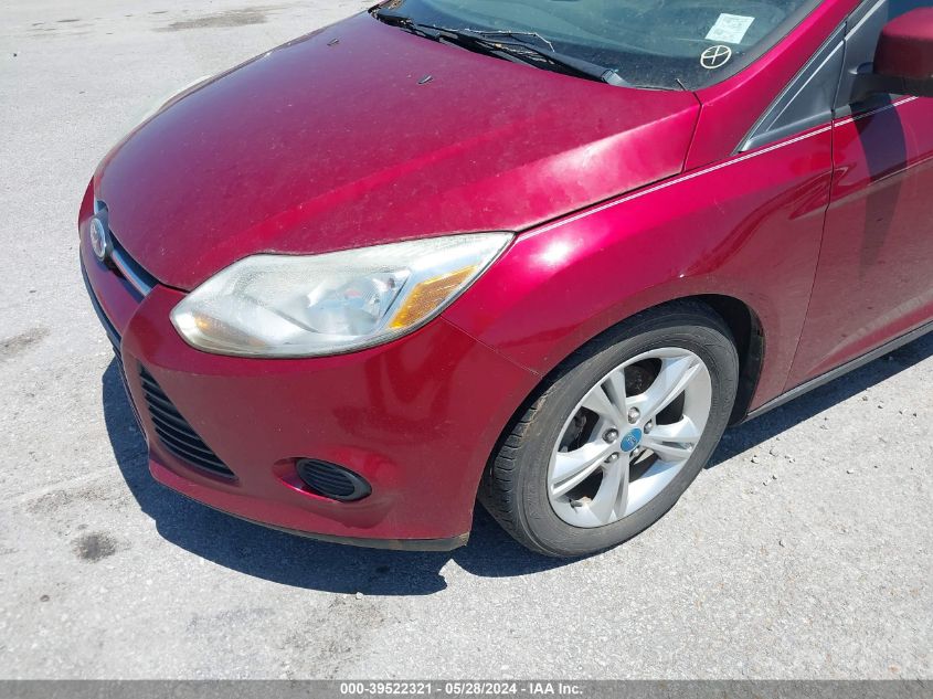 2013 Ford Focus Se VIN: 1FADP3F28DL191233 Lot: 39522321